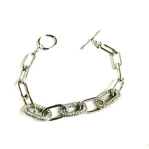 Elegant Silver Chain Bracelet